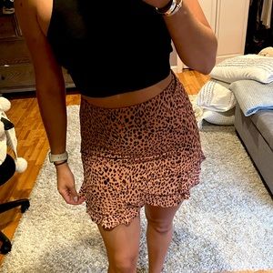 Cheetah Mini Skirt